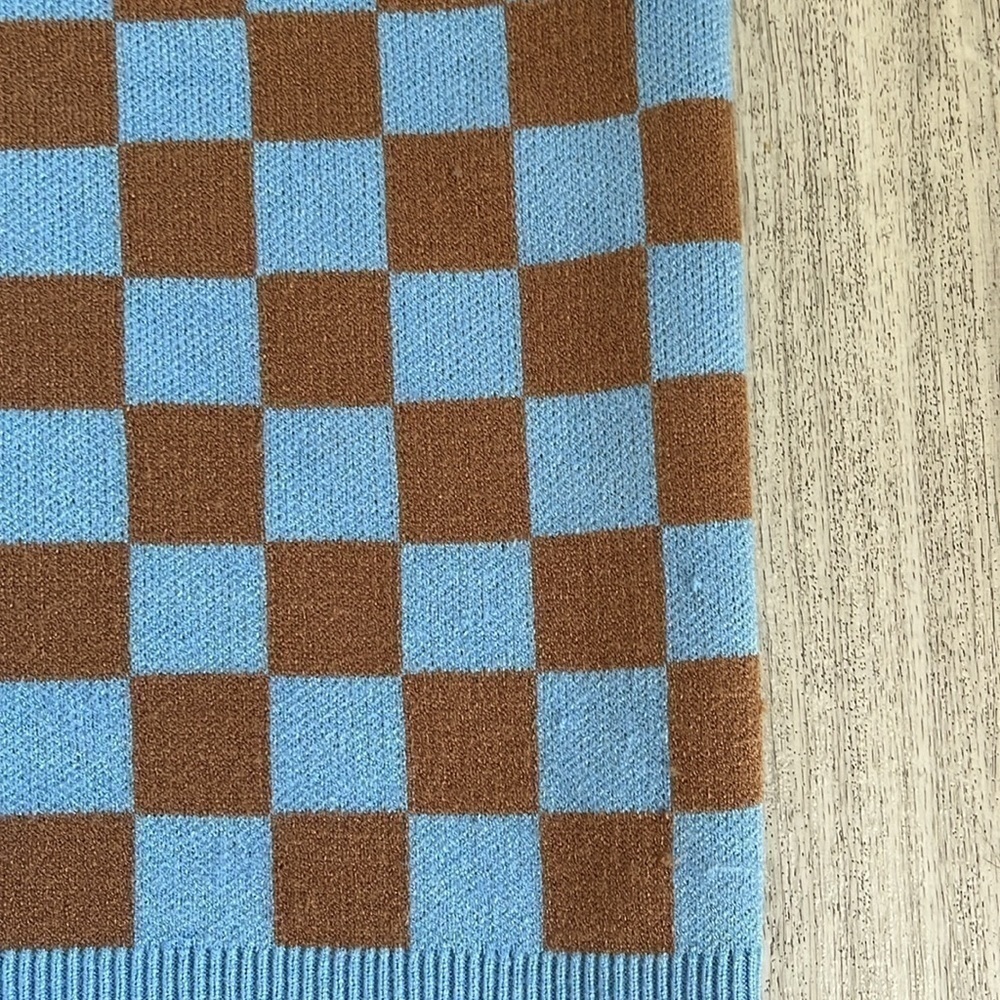 NWT checkered retro vibe knit dress - Picture 6 of 7